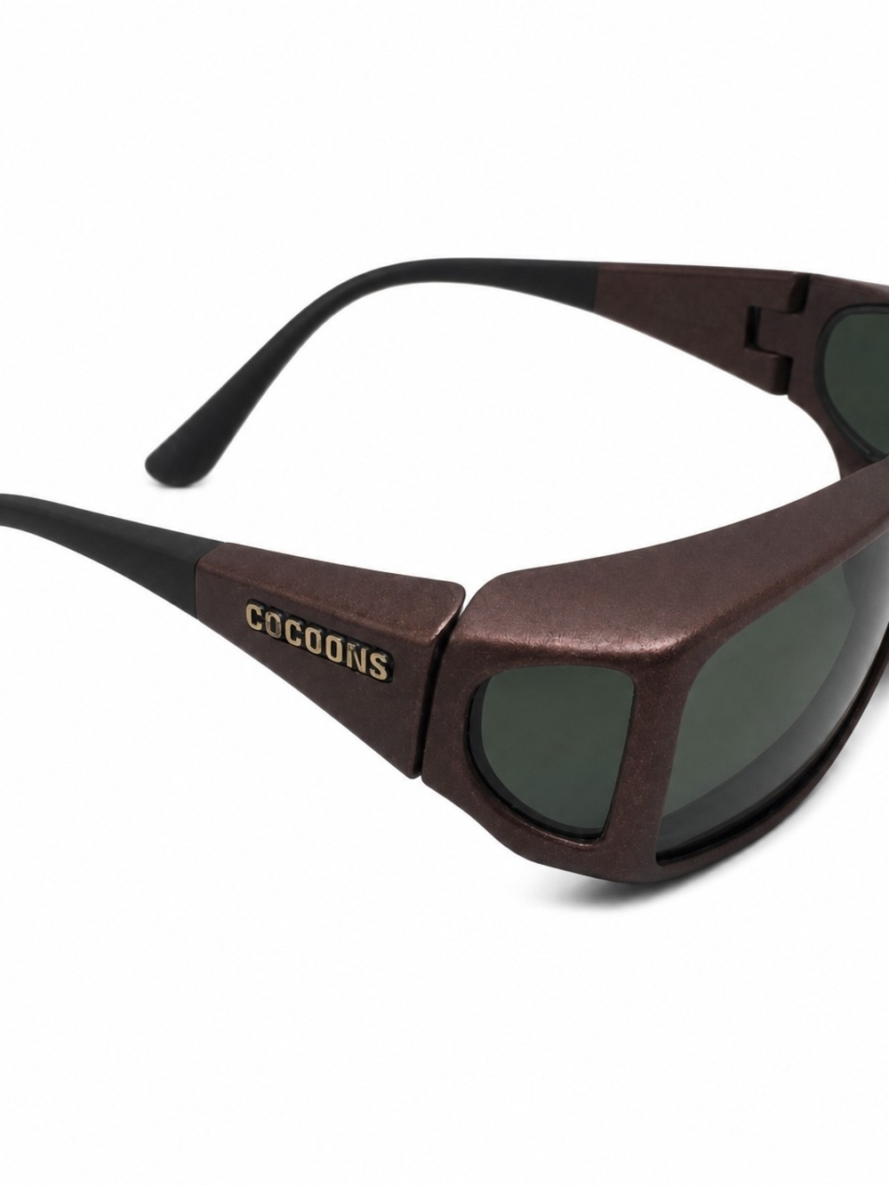 Cocoons Professional Grade OTG Sunglasses Brown Bronze Fitover Eyewear